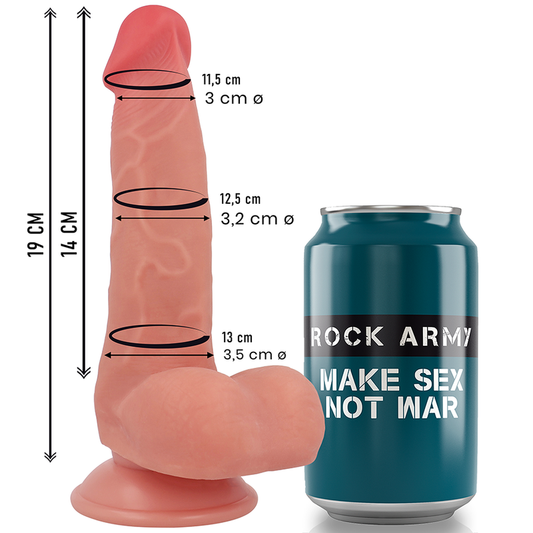 ROCKARMY - FLYTANDE SILIKON FOX 19 CM -O- 3.2 CM