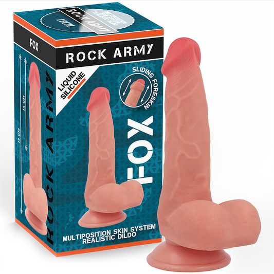 ROCKARMY - FLYTANDE SILIKON FOX 19 CM -O- 3.2 CM
