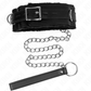 KINK - HALSBAND MED KOPPEL 65 CM MED RESTRIKTIONER SVART 36-42 CM X 5,5 CM