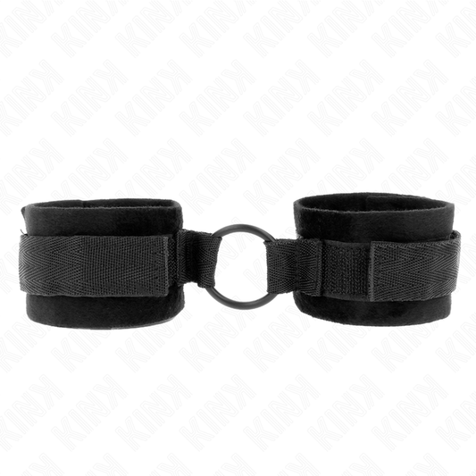 KINK - NYBÖRJARE PÄLSHANDBOJOR 25 CM MED O-RING 4 CM SVARTA JUSTERBARA 15-25 CM