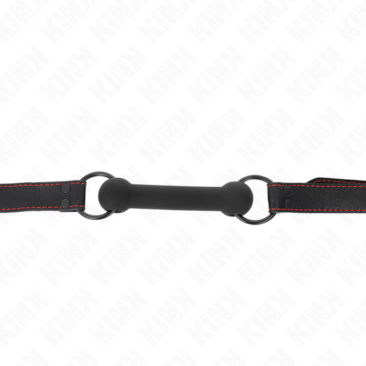 KINK - BENMUVE MED LÄDERREM SVART JUSTERBAR 41-57 CM