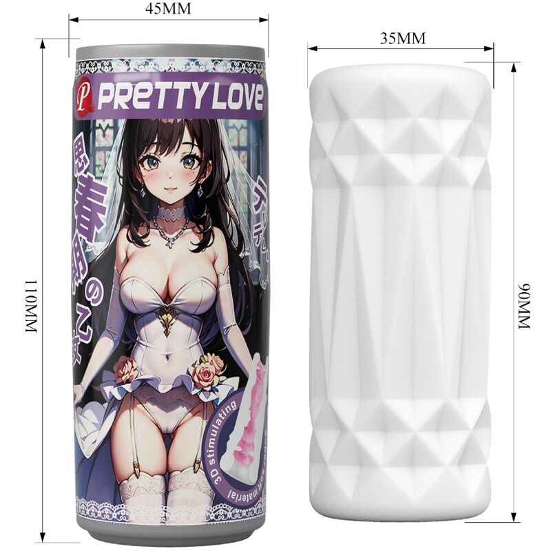 PRETTY LOVE - MANLIG MASTURBATOR BURK MODELL 2