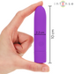 INTENSE - SYMONE USB RECHARGEABLE VIBRATING BULLET 8 VIBRATIONS PURPLE 10 X 2.2 CM
