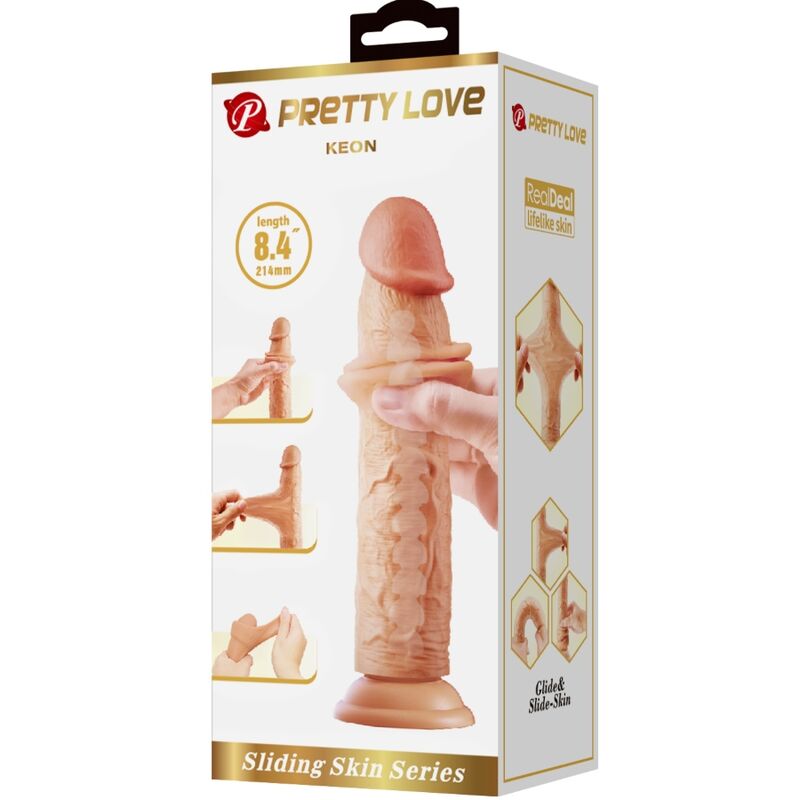 PRETTY LOVE – KEON REALISTISK DILDO 21 CM HUDNYANS