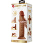 PRETTY LOVE - KEON REALISTIC DILDO 21 CM BROWN