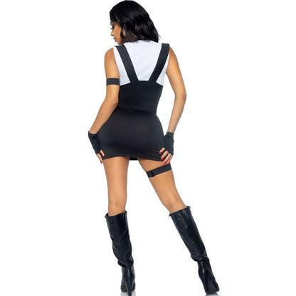 LEG AVENUE - KOSTYM SEXIG SWAT OFFICIELL SVART M/L