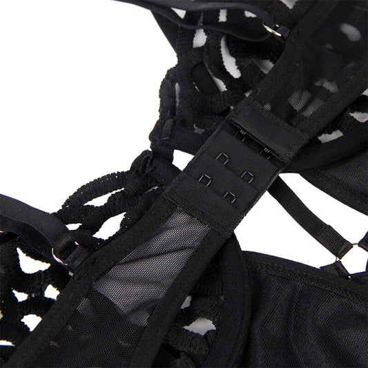 SUBBLIME - 954055 SEXIG SPETSBODYSRUIT SVART S/M