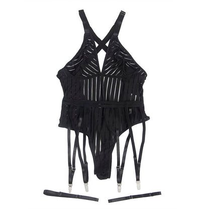 SUBBLIME - 954154 BODY MED STRUMPEBANDSHÅLLARE SVART L/XL