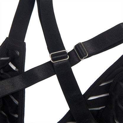 SUBBLIME - 954154 BODY MED STRUMPEBANDSHÅLLARE SVART L/XL