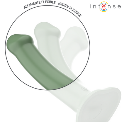 INTENS - BECCA VIBRATOR MED SUGKOPP 10 VIBRATIONER GRÖN FJÄRRKONTROLL