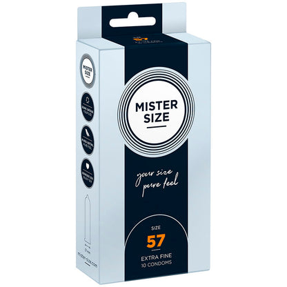 MISTER SIZE - KONDOMSTORLEK L 57 MM (10 ENHETER)