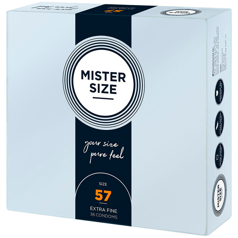 MISTER SIZE - KONDOMSTORLEK L 57 MM (36 ENHETER)