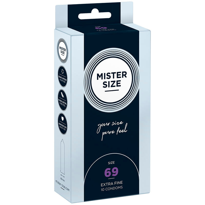 MISTER SIZE - KONDOM STORLEK XXXL 69 MM (10 ENHETER)