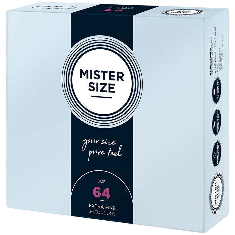 MISTER SIZE - KONDOM STORLEK XXL 64 MM (36 ENHETER)