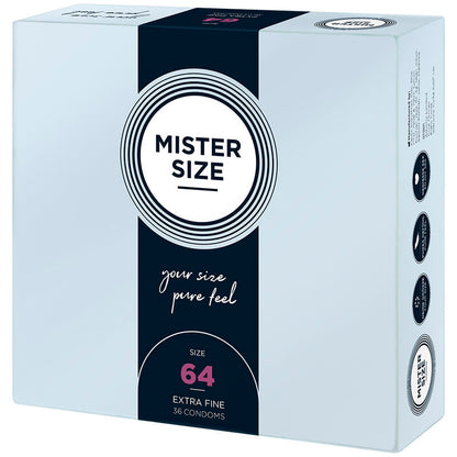 MISTER SIZE - KONDOM STORLEK XXL 64 MM (36 ENHETER)