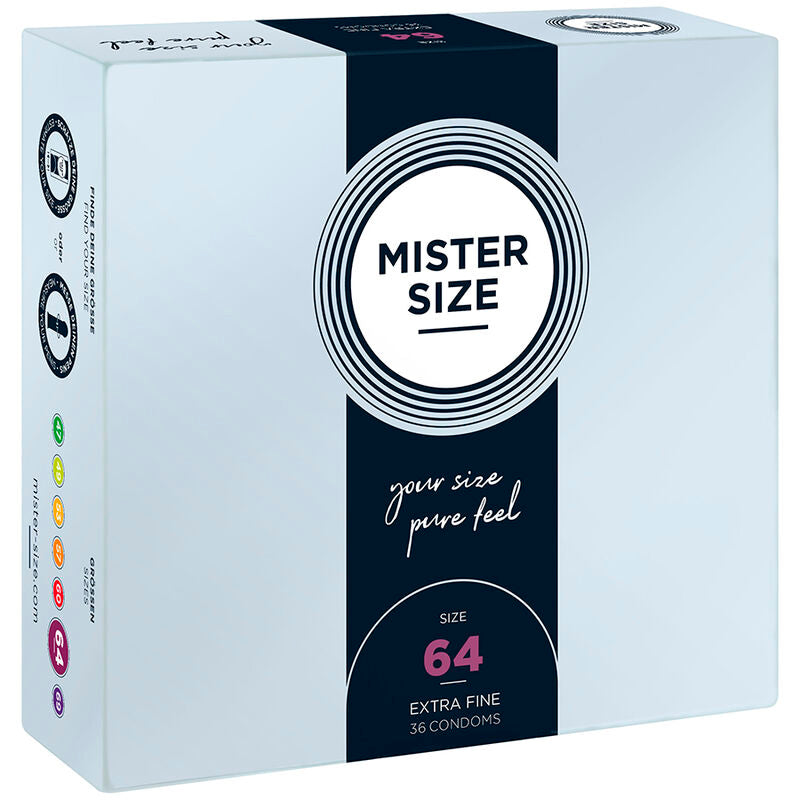 MISTER SIZE - KONDOM STORLEK XXL 64 MM (36 ENHETER)