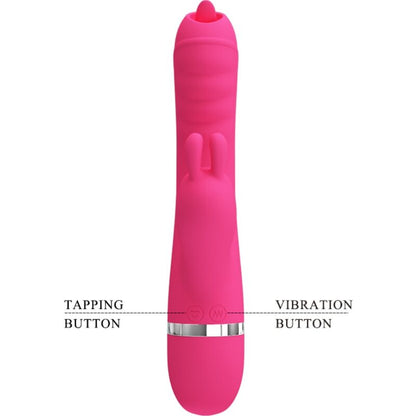 PRETTY LOVE - PHOENIX MULTIFUNCTIONELL KANINVIBRATOR ROSA