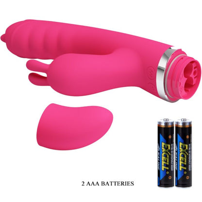 PRETTY LOVE - PHOENIX MULTIFUNCTIONELL KANINVIBRATOR ROSA