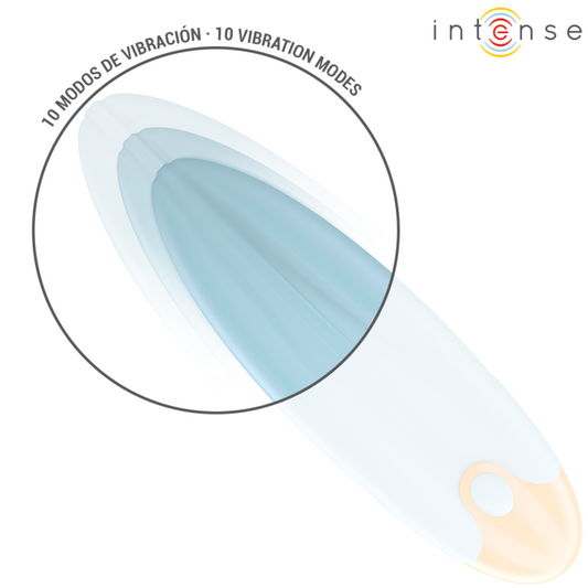 INTENSE - MIKE VIBRATOR BULLET 10 VIBRATIONER BLÅ