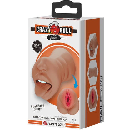 CRAZY BULL - SARAH DUBBEL MASTURBATOR MUN & VAGINA FLESH