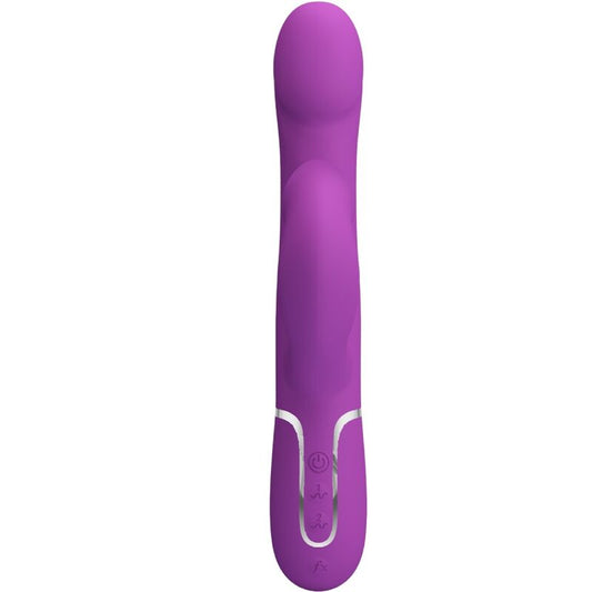 PRETTY LOVE - 4 IN 1 MULTIFUNCTION VIBRATOR & STIMULATOR PURPLE