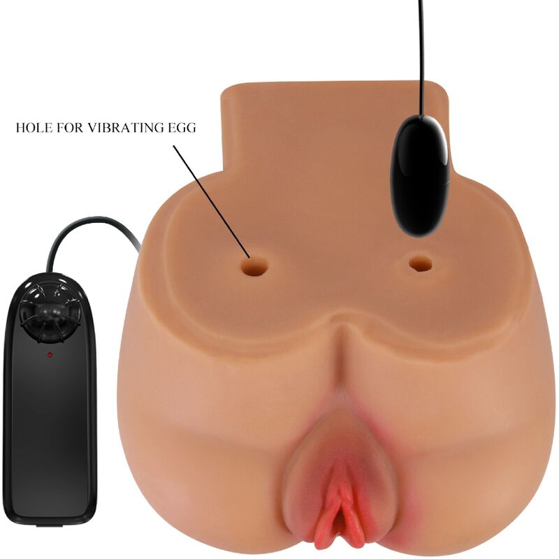 CRAZY BULL - KYLIE ANUSVIBRATOR MED REALISTISK SLIDA OCH ANUS FJÄRRKONTROLL