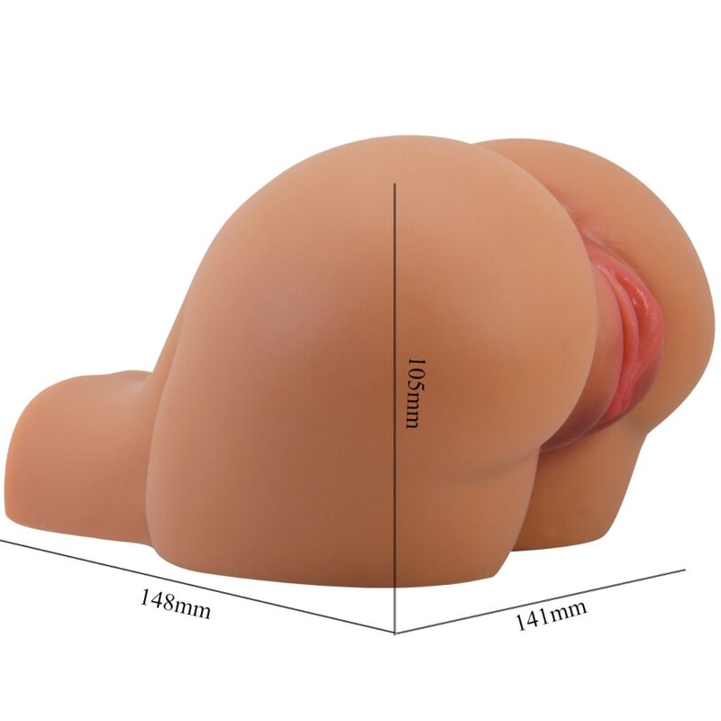 CRAZY BULL - KYLIE ANUSVIBRATOR MED REALISTISK SLIDA OCH ANUS FJÄRRKONTROLL