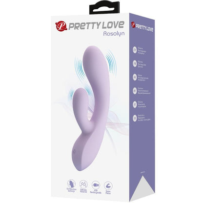 PRETTY LOVE - ROSOLYN KANINVIBRATOR 10 VIBRATIONER LILA