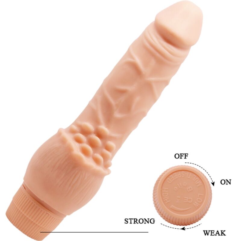 BAILE - BARBARA REALISTISK VIBRATOR 19,5 CM HUDUTFÖRAND
