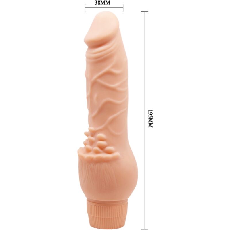 BAILE - BARBARA REALISTISK VIBRATOR 19,5 CM HUDUTFÖRAND