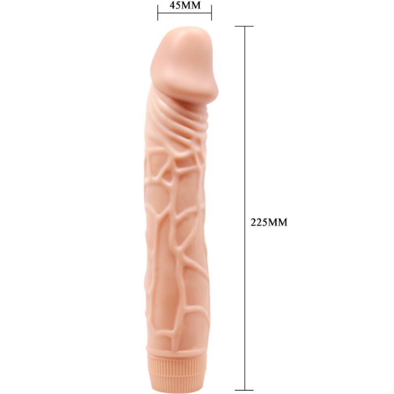BAILE - BOB REALISTISK VIBRATOR 22,5 CM HUD FÄRG