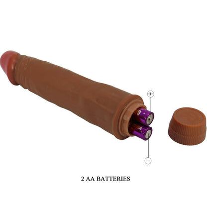 BAILE - REALISTISK DWARF-VIBRATOR 21 CM MULATTO