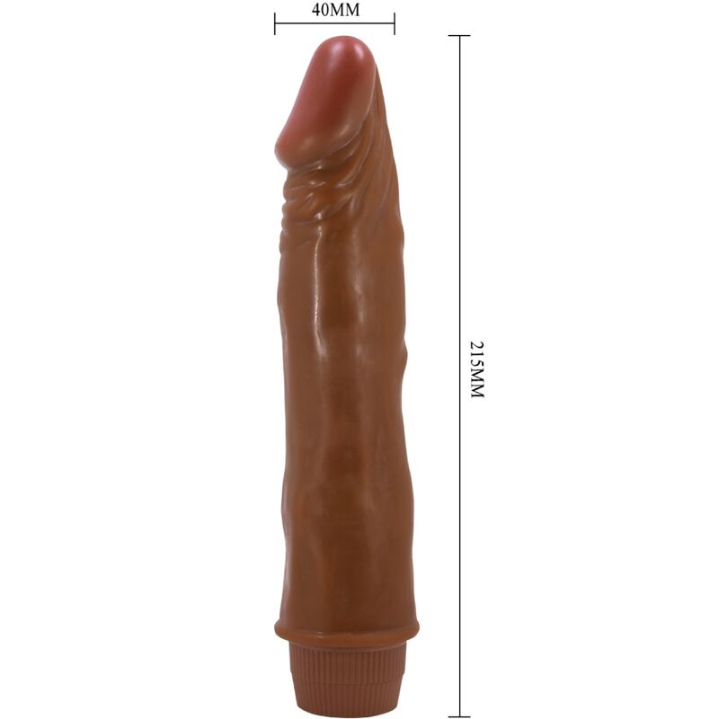 BAILE - REALISTISK DWARF-VIBRATOR 21 CM MULATTO
