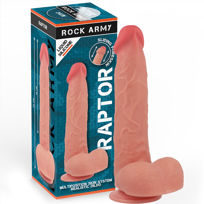 ROCKARMY - FLYTANDE SILIKON RAPTOR 24 CM -O- 4,4 CM