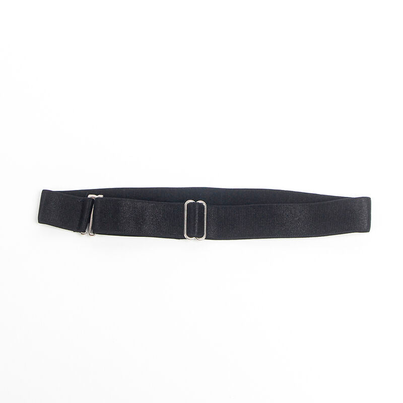 SUBBLIME - 955373 KLÄNNING MED SVARTA LÄDERBAND S/M