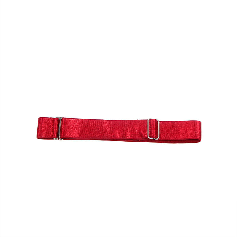 SUBBLIME - 955403 KLÄNNING MED VINRÖDA LÄDERBAND L/XL