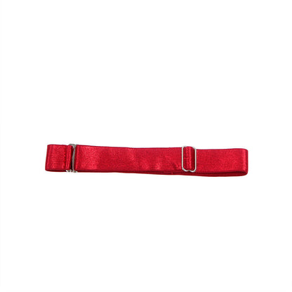 SUBBLIME - 955403 KLÄNNING MED VINRÖDA LÄDERBAND L/XL