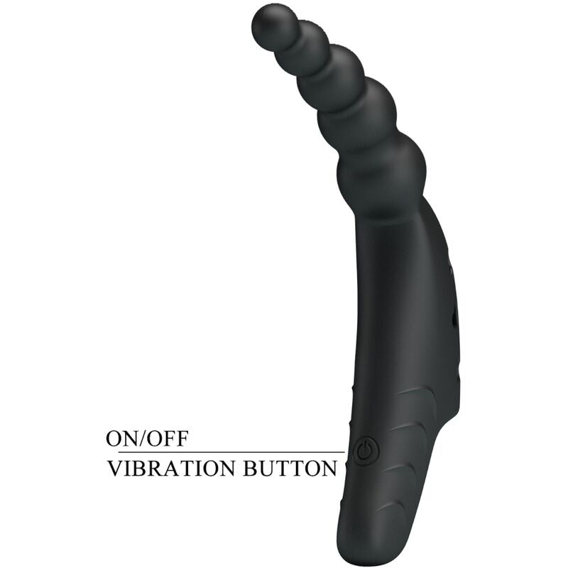 PRETTY LOVE - JORDIN FINGERVIBRATOR 10 VIBRATIONER SVART