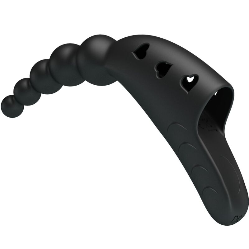 PRETTY LOVE - JORDIN FINGERVIBRATOR 10 VIBRATIONER SVART