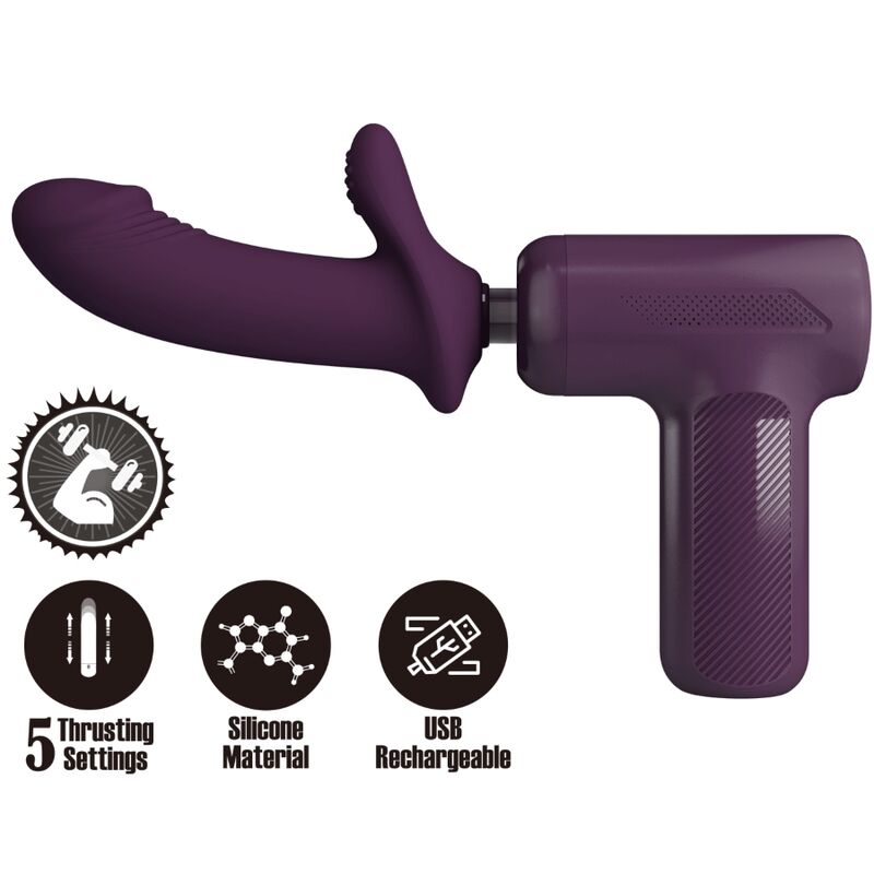 PRETTY LOVE - DJ SCHOLAR MASSAGER 5 LÄGEN LILA