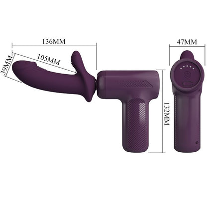 PRETTY LOVE - DJ SCHOLAR MASSAGER 5 LÄGEN LILA