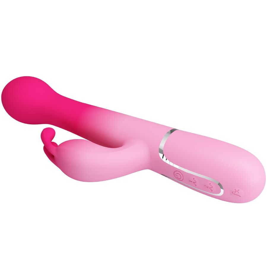 PRETTY LOVE - DEJON 3 I 1 MULTIFUNKTIONELL KANINVIBRATOR ROSA