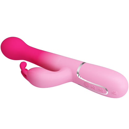 PRETTY LOVE - DEJON 3 I 1 MULTIFUNKTIONELL KANINVIBRATOR ROSA