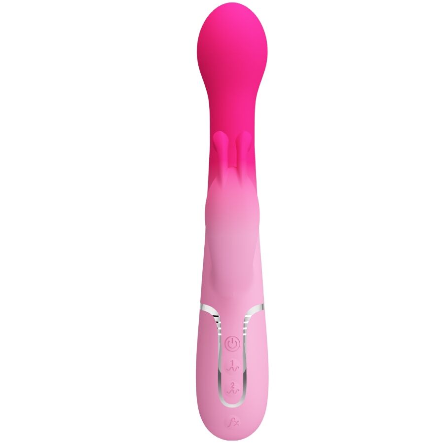 PRETTY LOVE - DEJON 3 I 1 MULTIFUNKTIONELL KANINVIBRATOR ROSA