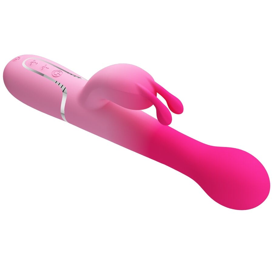 PRETTY LOVE - DEJON 3 I 1 MULTIFUNKTIONELL KANINVIBRATOR ROSA