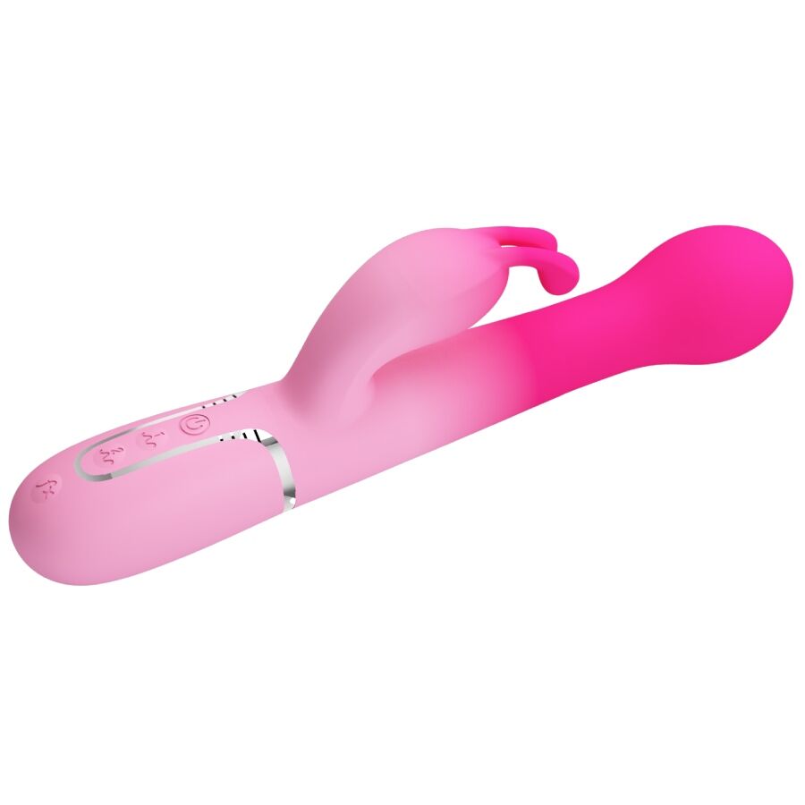 PRETTY LOVE - DEJON 3 I 1 MULTIFUNKTIONELL KANINVIBRATOR ROSA