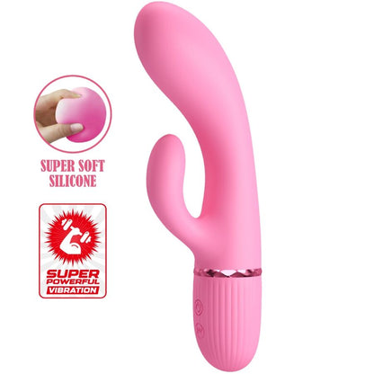 PRETTY LOVE - MARSKI RABBIT VIBRATOR & G-PUNKTS ROSA