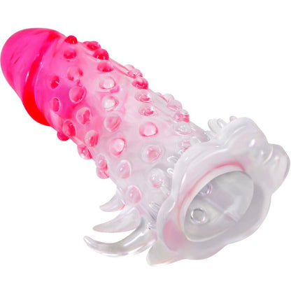 PRETTY LOVE - WILFORD REALISTISK FÖRLÄNGNINGSSKYDD MED PRÄGLAD PENIS ROSA