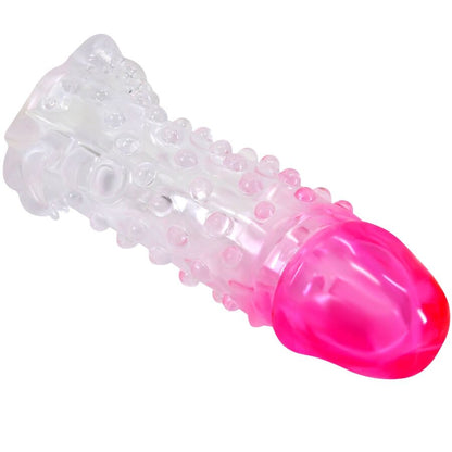 PRETTY LOVE - WILFORD REALISTISK FÖRLÄNGNINGSSKYDD MED PRÄGLAD PENIS ROSA