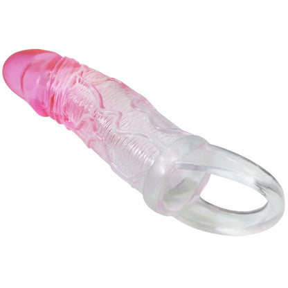PRETTY LOVE - ODES REALISTISKA 2 CM FÖRSTORANDE KONDOM FÖR PENIS ROSA